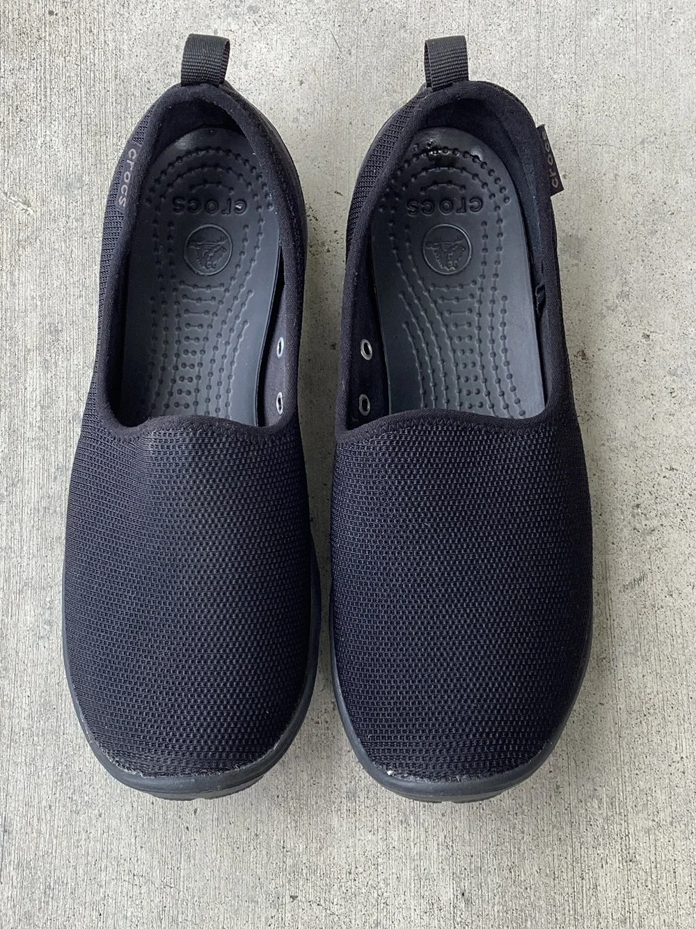 CROCS Duet Busy Day Skimmers Mesh Slip-On Loafers 8